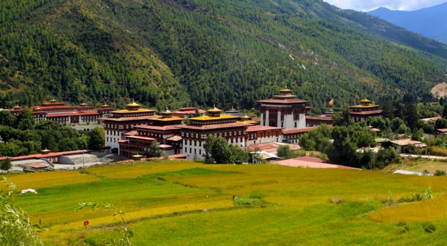 trashi chhoe dzong thimphu bhutan